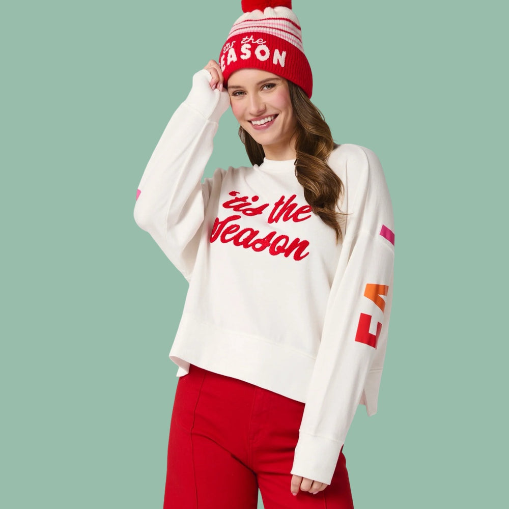 "'Tis The Season/Fa La La" Relaxed Sweatshirt