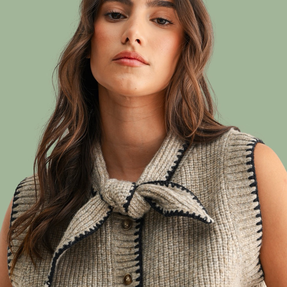 The Oxford Knot Sweater Vest