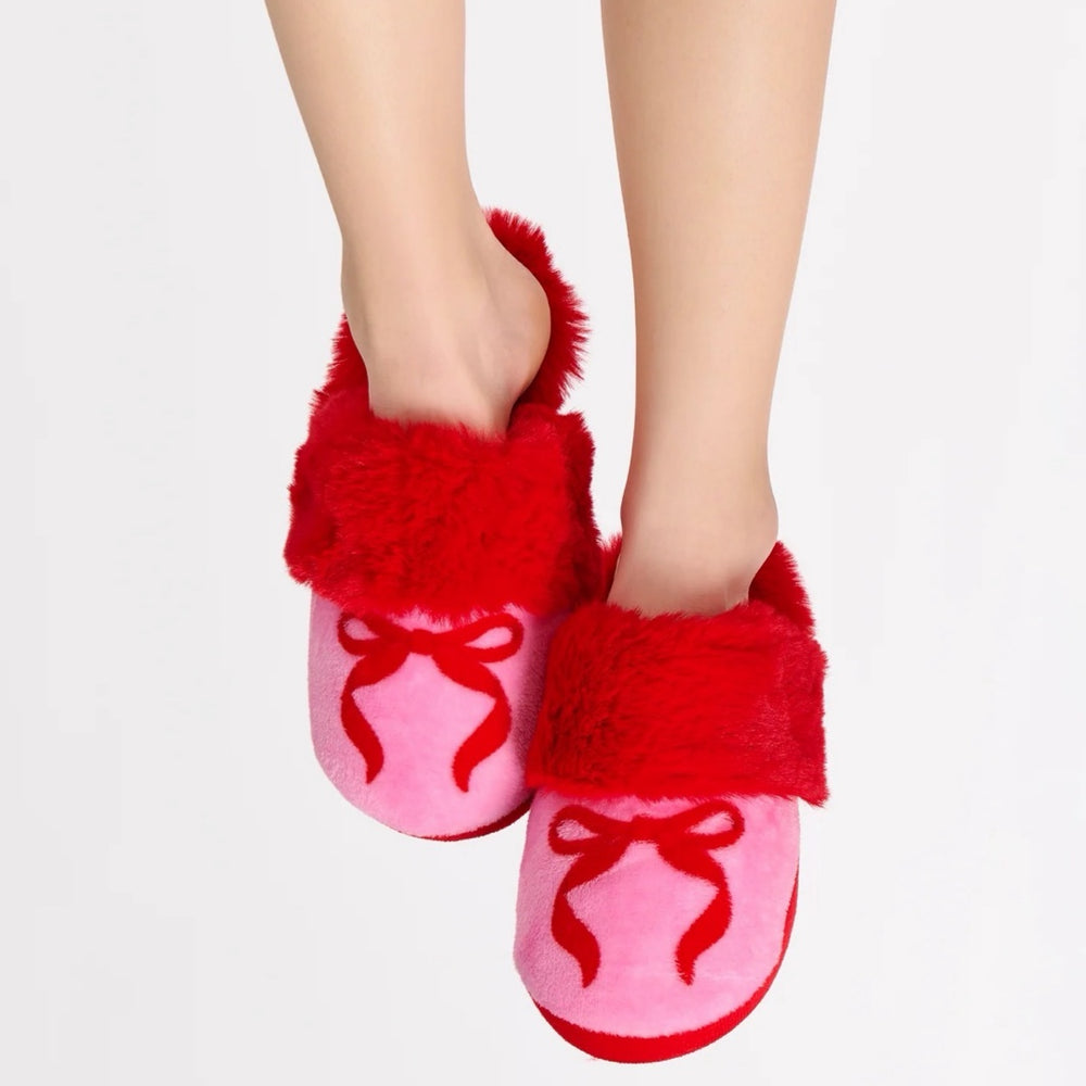 The Red Bow Slippers