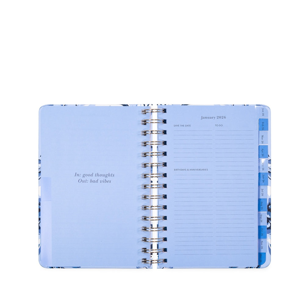 Floral Toile 12 Month Medium Planner