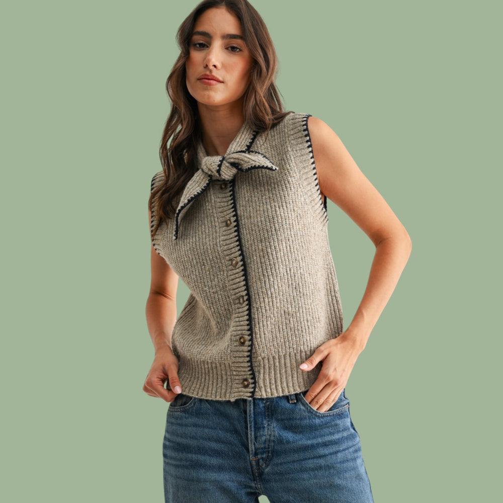 The Oxford Knot Sweater Vest