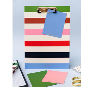 Adventure Stripe Clipboard Folio