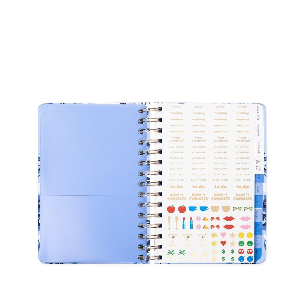 Floral Toile 12 Month Medium Planner