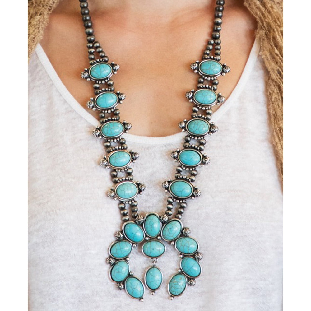 The Cassidy Squash Blossom Necklace