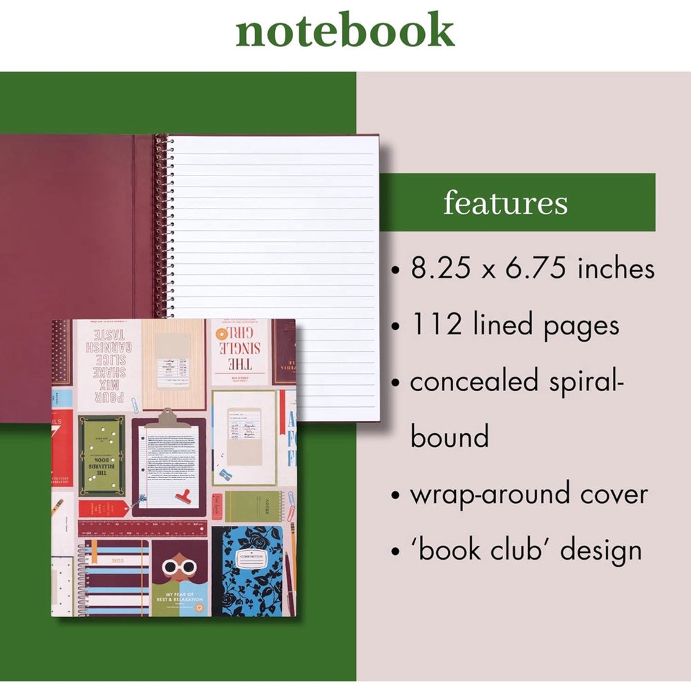 Book Club Concealed Spiral Notebook