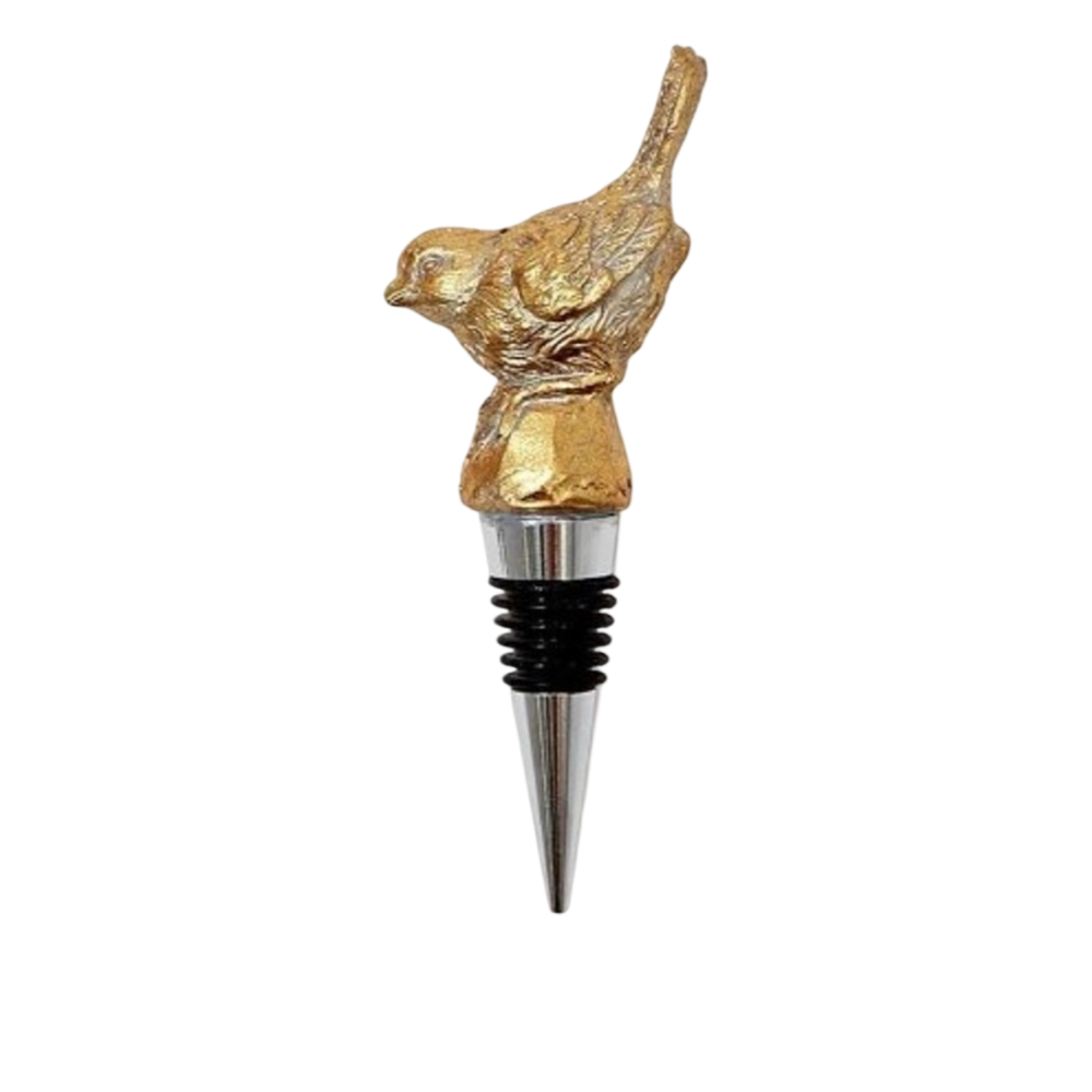 Golden Bird Bottle Stopper