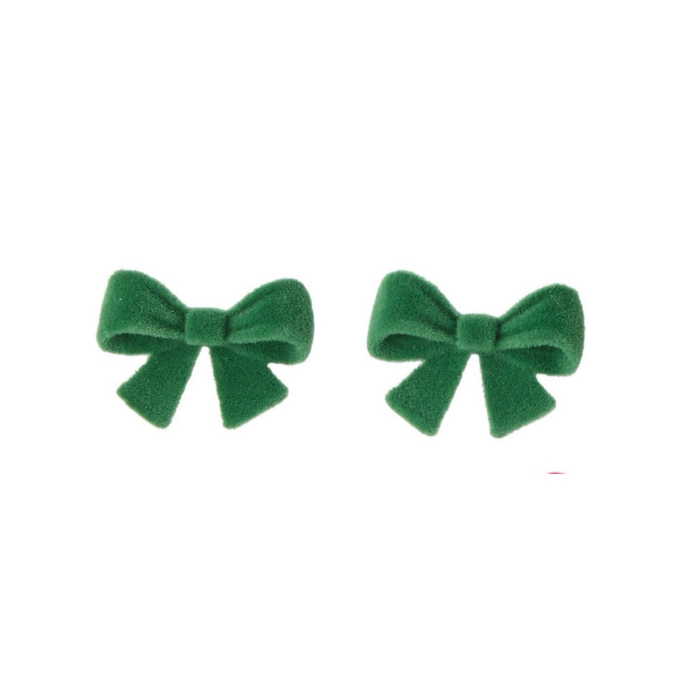 Velvet Bow Earrings