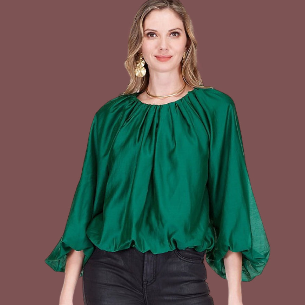 The Hunter Camelia Balloon Top