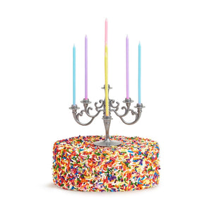 
            
                Load image into Gallery viewer, Candelabra Cake Topper
            
        