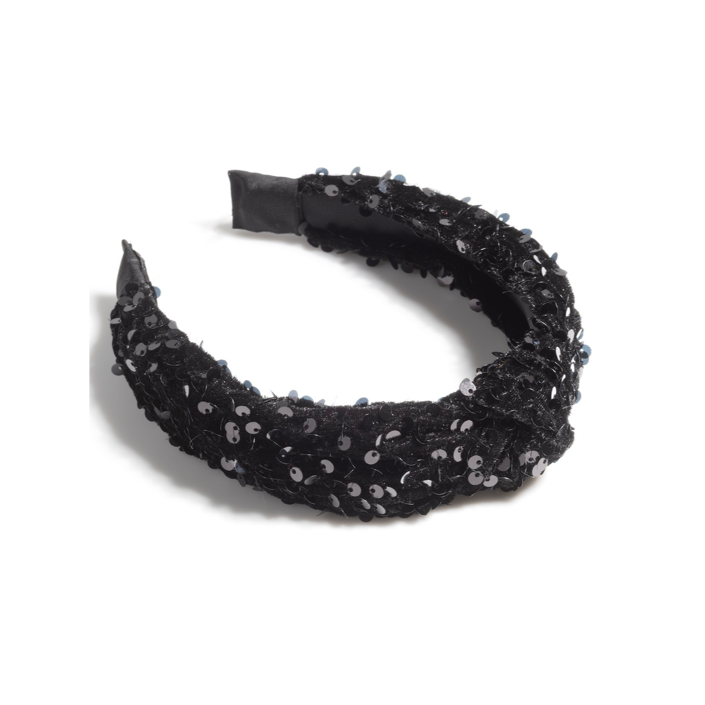 Knotted Sequins Headband