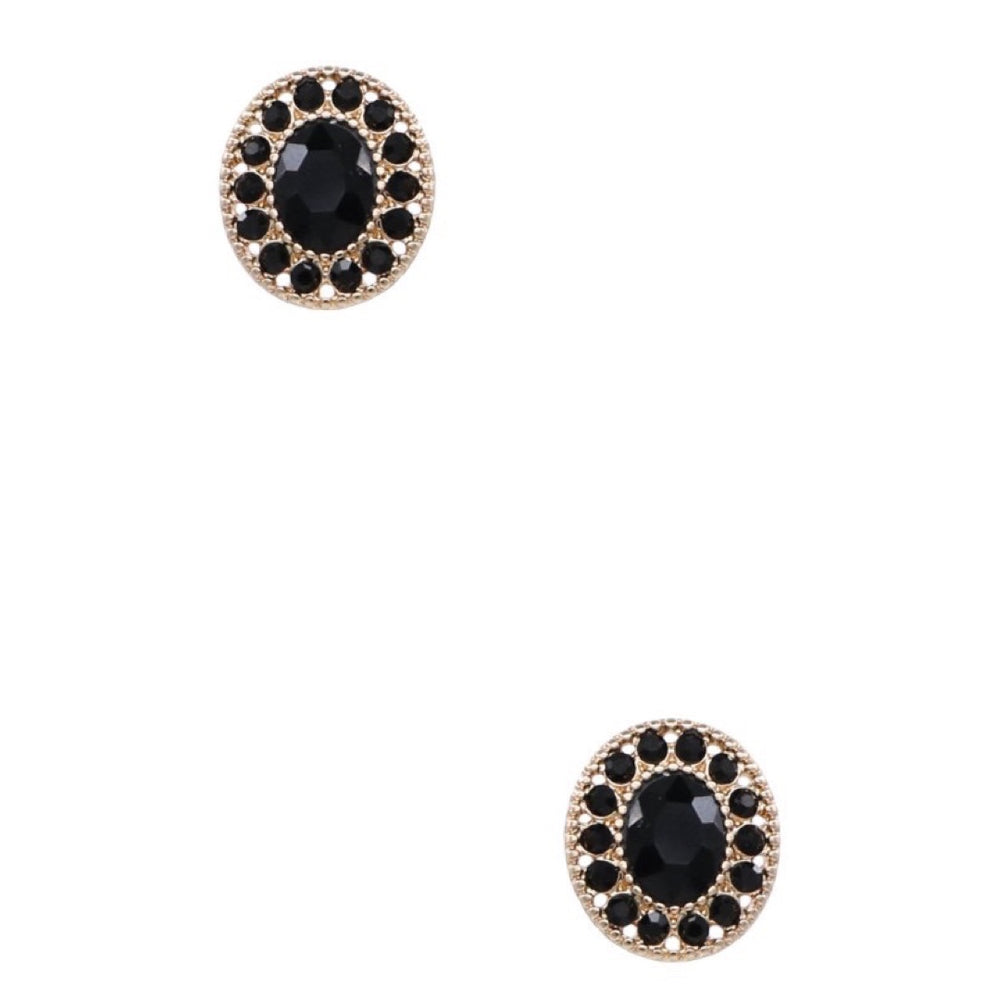The Julissa Oval Stud Earrings
