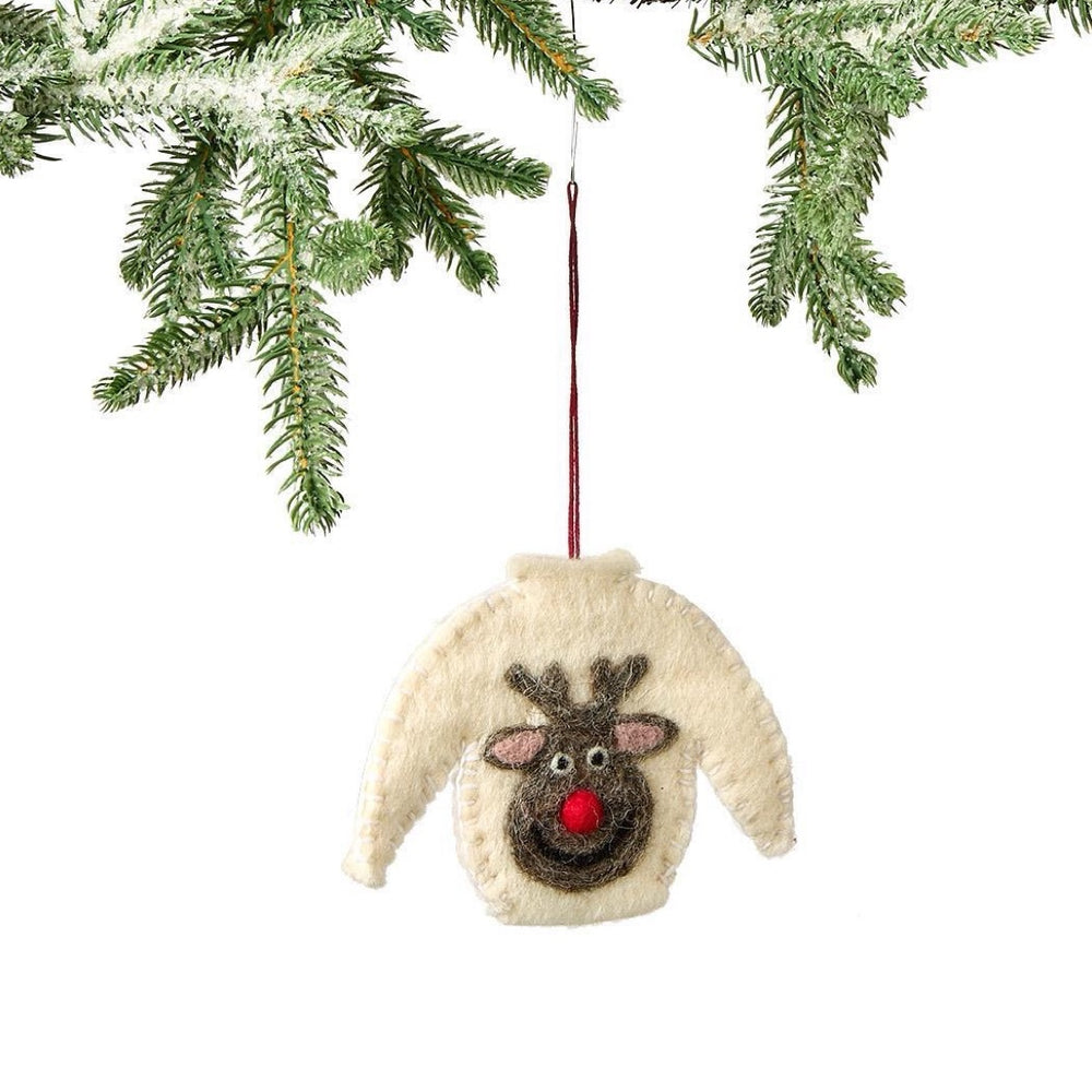 Sweater Weather Felt Ornament