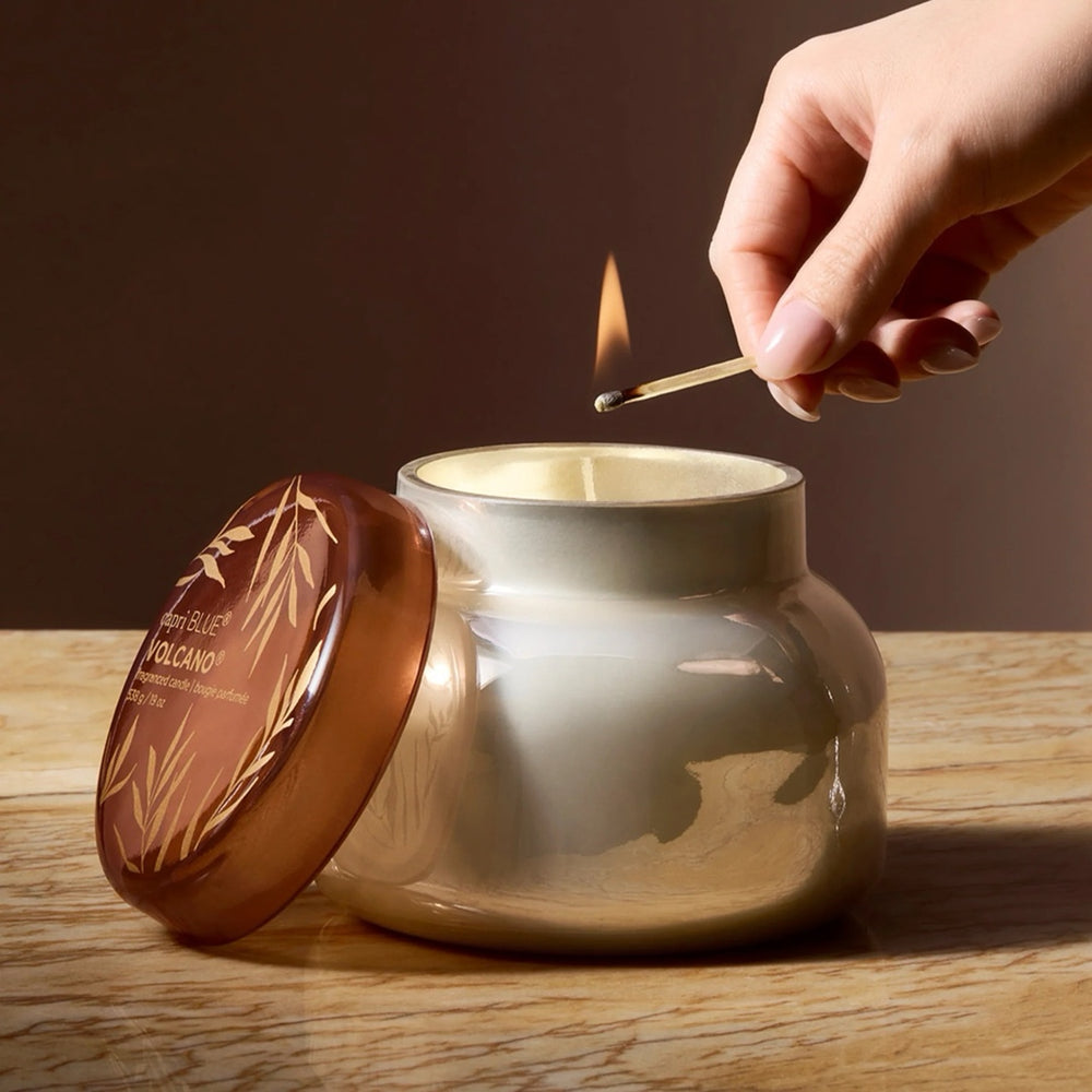 Autumn Glow Volcano White Signature Candle, 19oz.