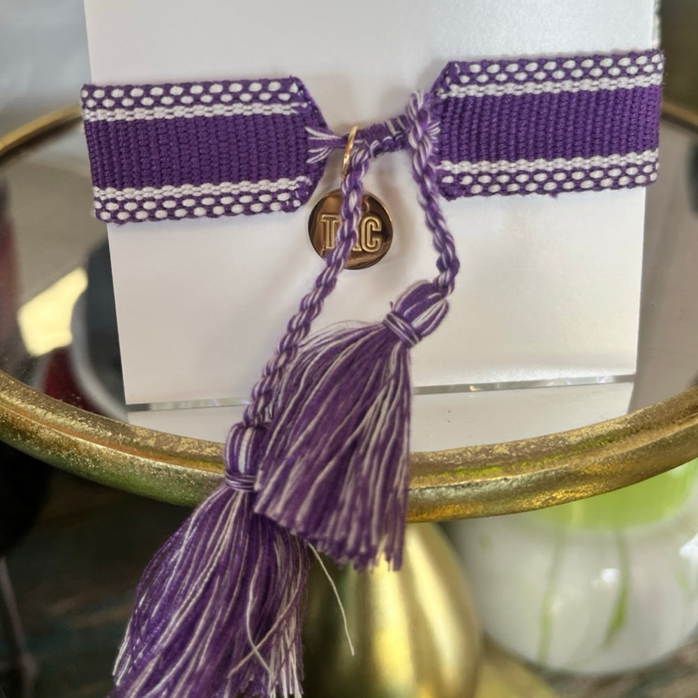 Weslaco Panthers Tassel Bracelet