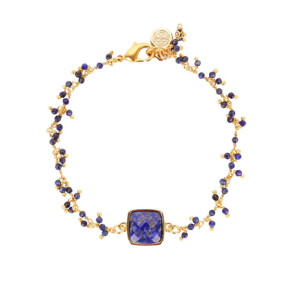 
            
                Load image into Gallery viewer, SQUARE LAPIS BRACELET
            
        
