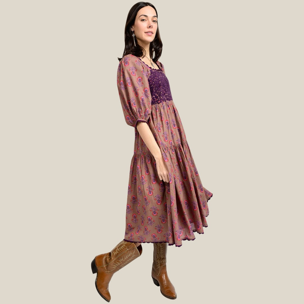 The Harvest Bloom Smocked Dress