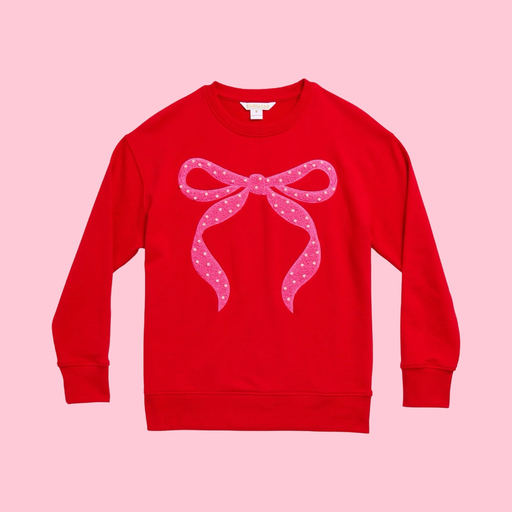 Pearl Bow Classic Sweatshirt