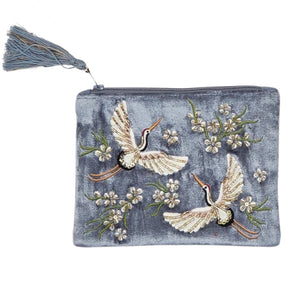 Heron Embellished Multipurpose Pouch or Box