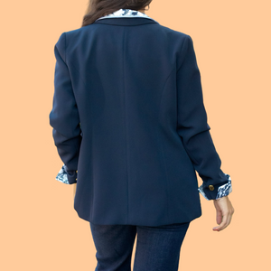 Navy Power Blazer