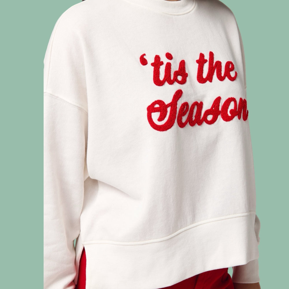 "'Tis The Season/Fa La La" Relaxed Sweatshirt