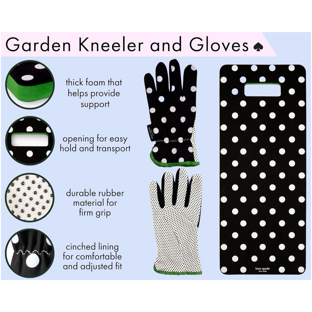 Picture Dot Kneeling Pad & Gloves Set