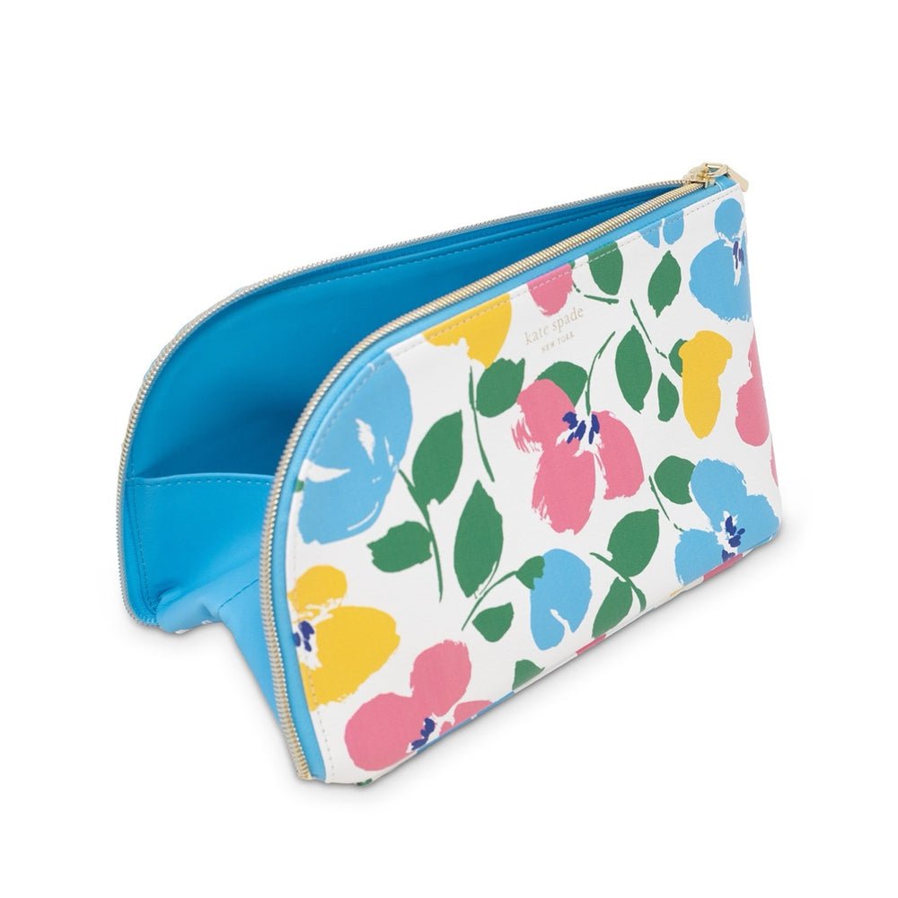 Painterly Bouquet Desk Essentials Pouch