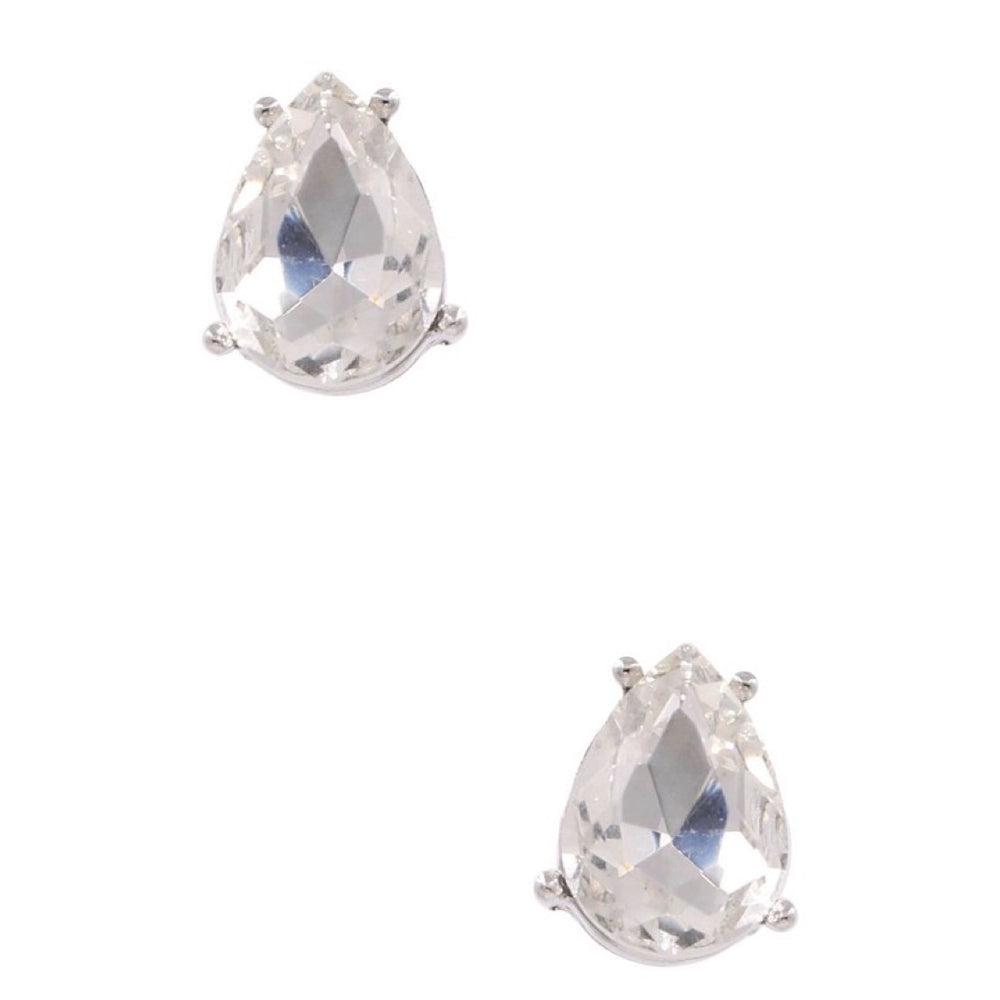 The Phillipa Glass Jewel Teardrop Earrings