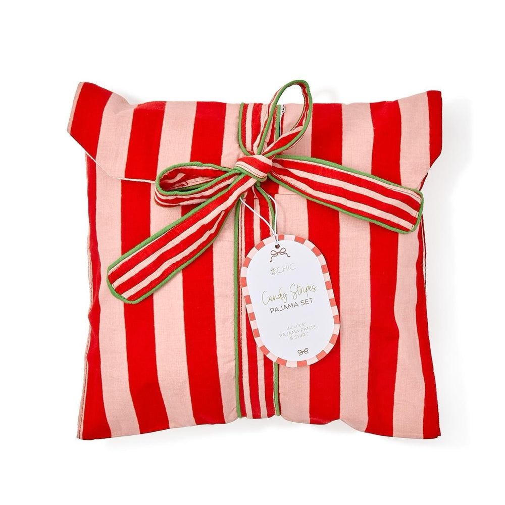Peppermint Stripe Pajama Set
