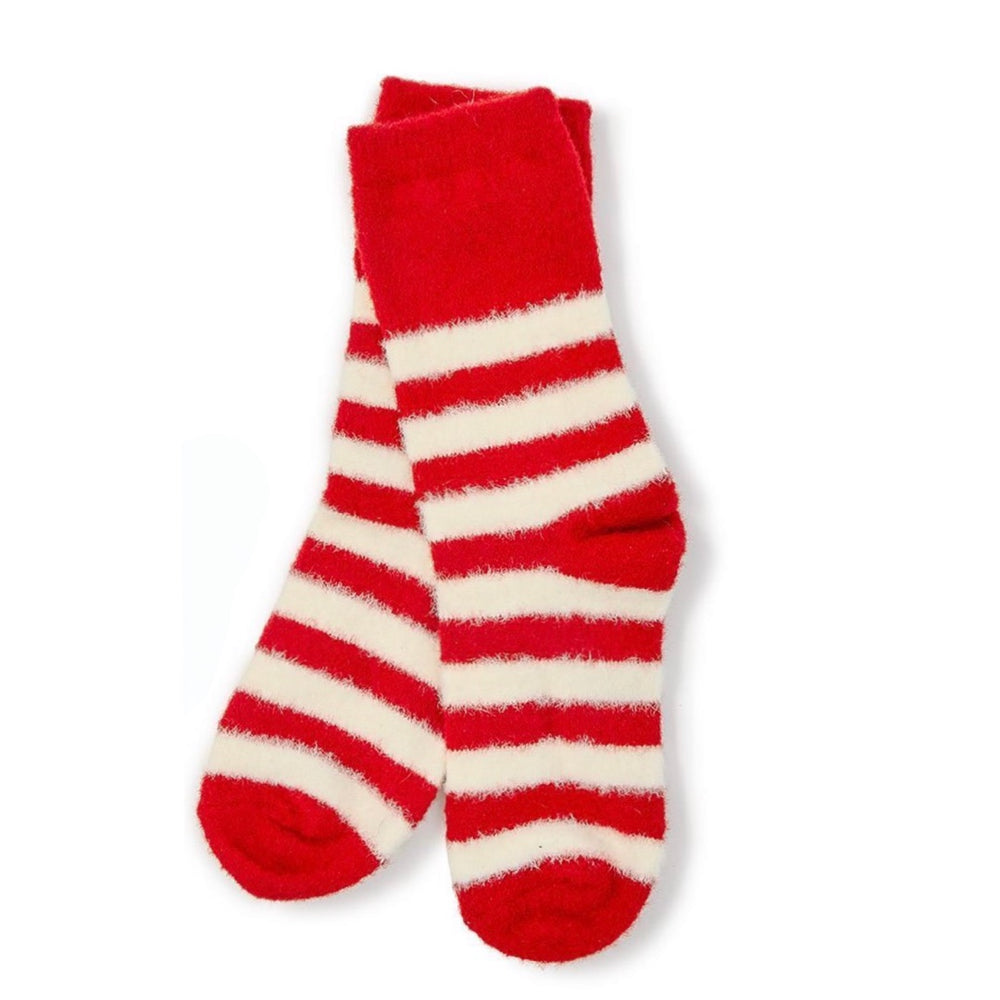 Candy Cane Cloud Socks