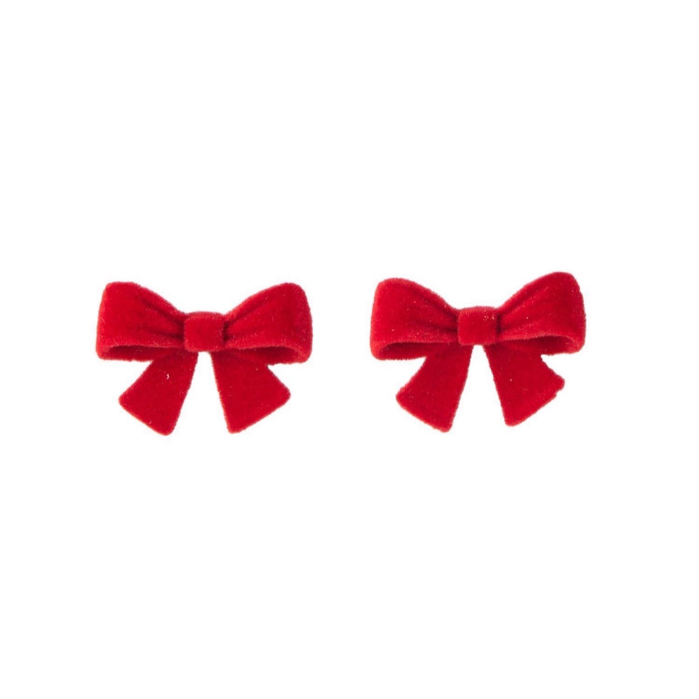 Velvet Bow Earrings