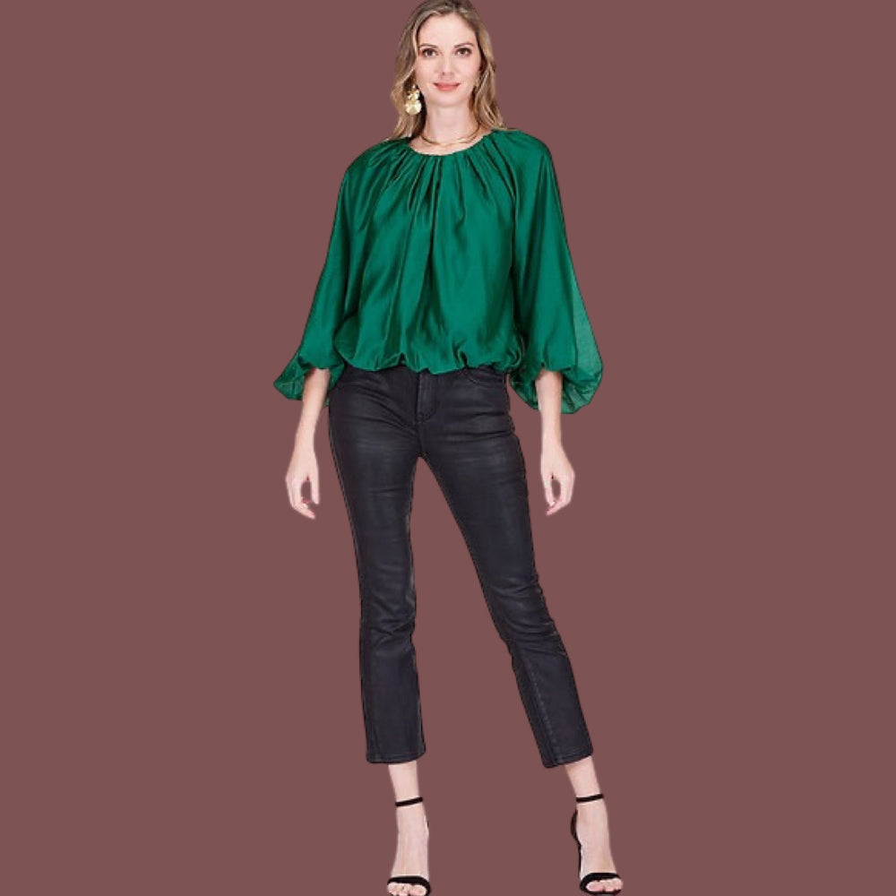 The Hunter Camelia Balloon Top