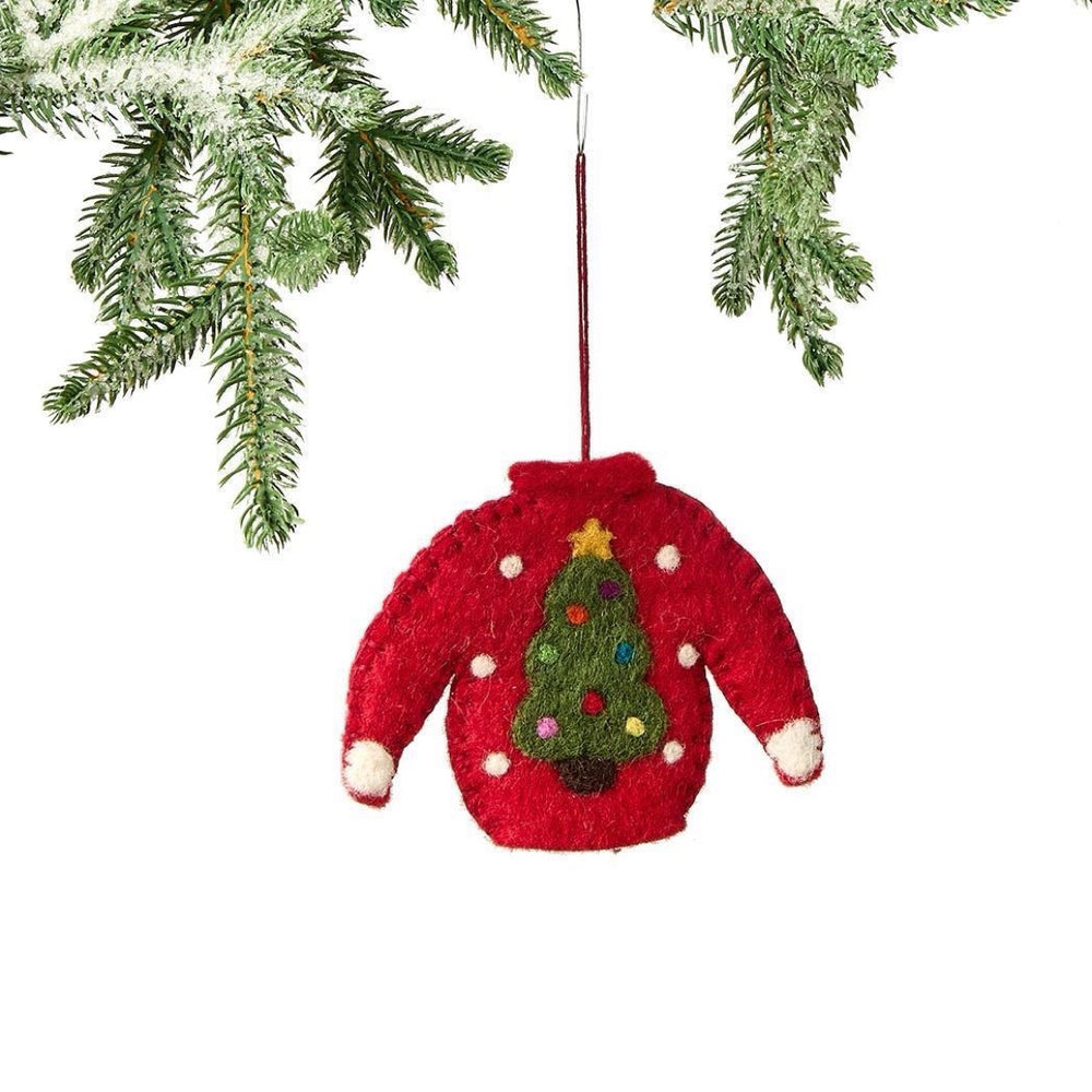 Sweater Weather Felt Ornament