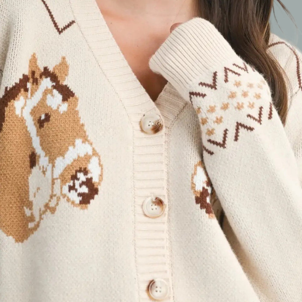 Equestrian Rhapsody Cardigan
