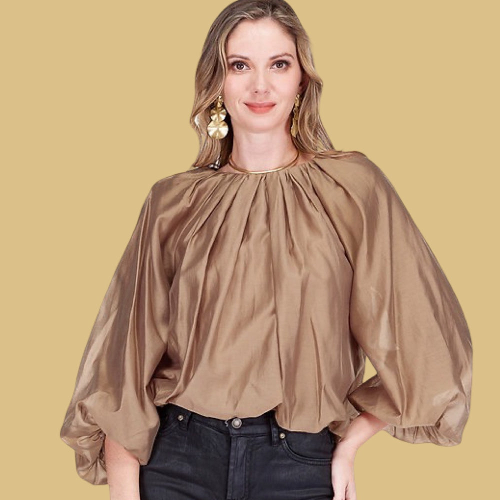 The Camelia Balloon Top