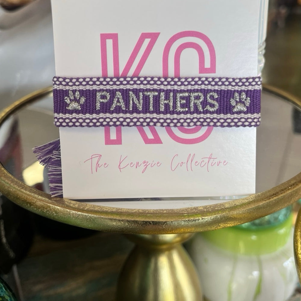 Weslaco Panthers Tassel Bracelet