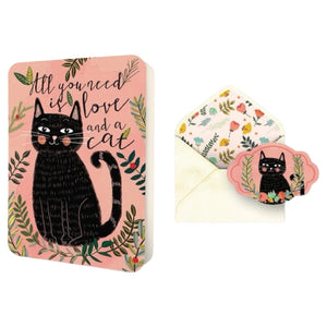 ALL YOU NEED IS A CAT DELUXE GREETING CARD