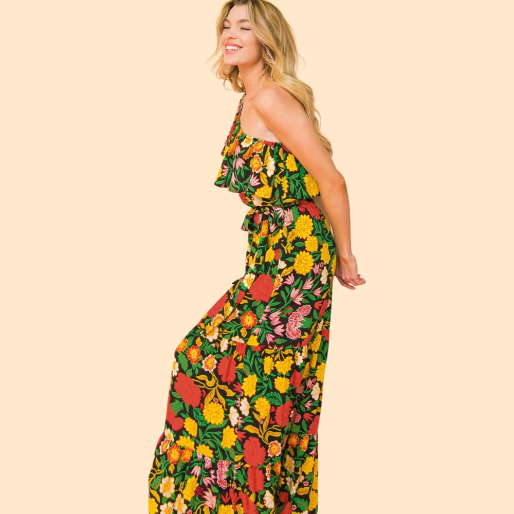 
            
                Load image into Gallery viewer, RUN THE GAME WOVEN MAXI DRESS
            
        
