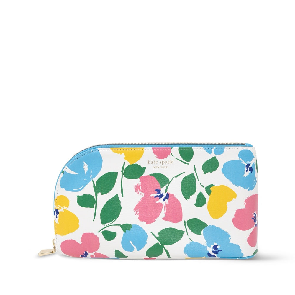 Painterly Bouquet Desk Essentials Pouch