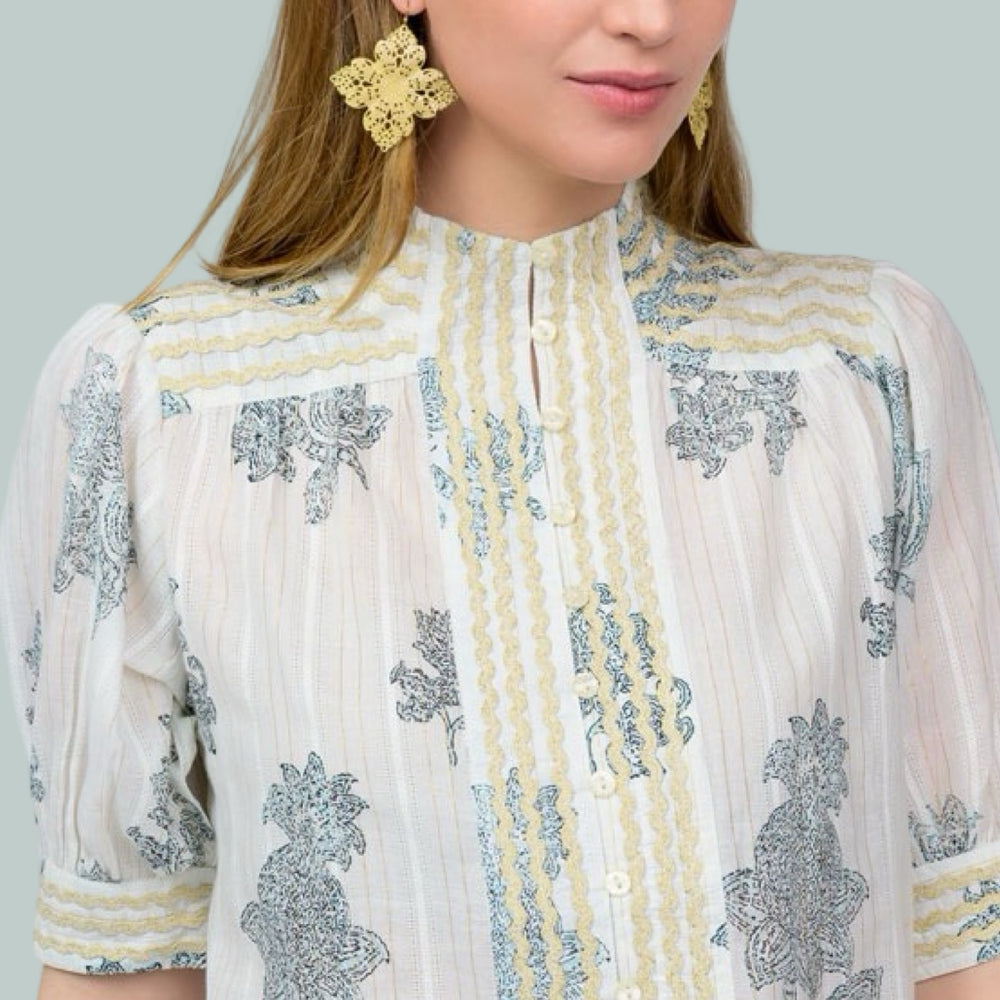 The Paisley Glow Top