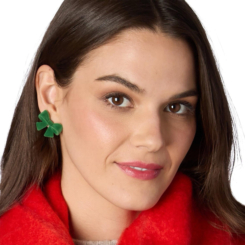 Velvet Bow Earrings