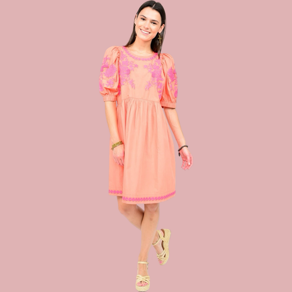 The Coral Lorena Dress