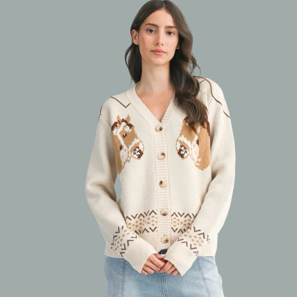 Equestrian Rhapsody Cardigan