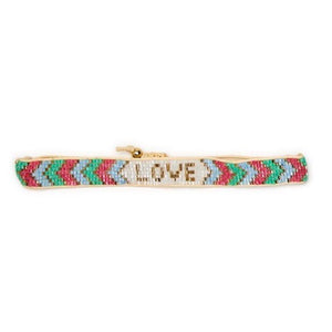 Hand Beaded Love Bracelet