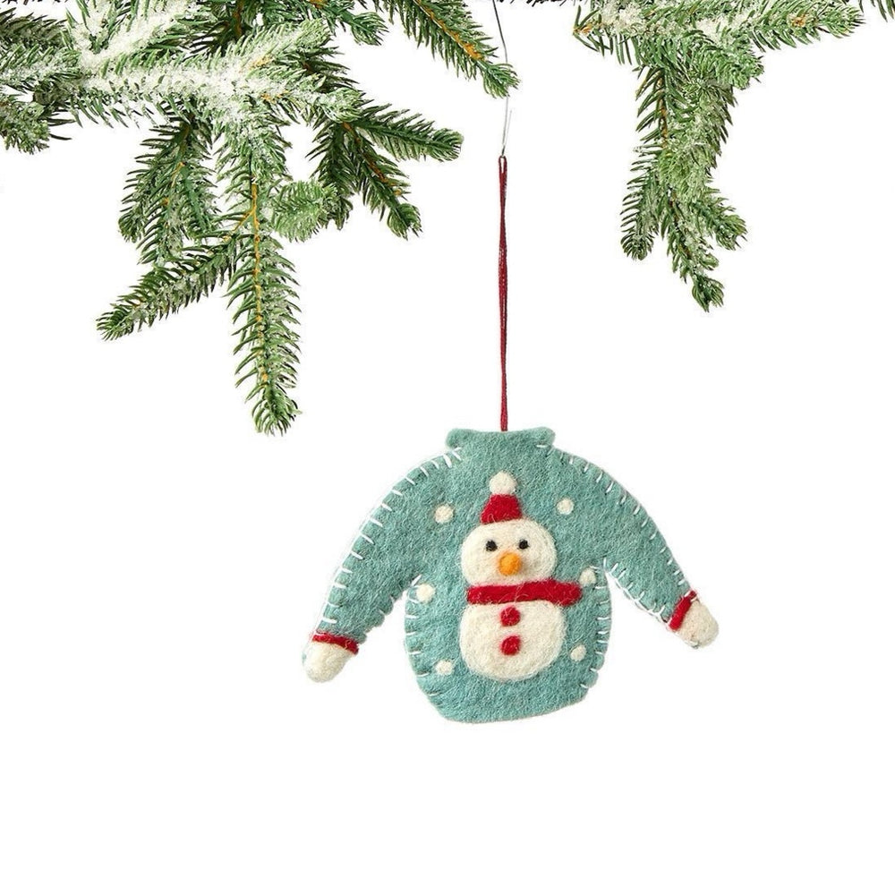 Sweater Weather Felt Ornament