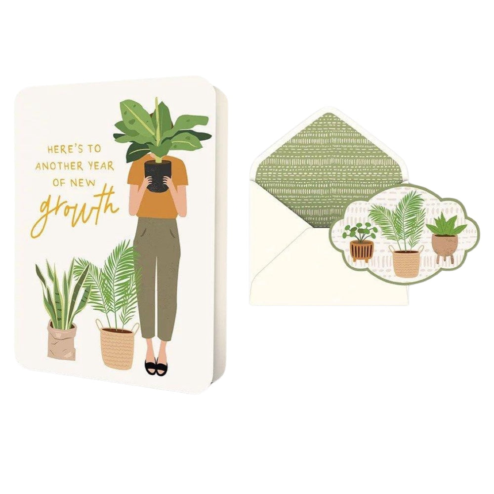 ANOTHER YEAR OF NEW GROWTH DELUXE GREETING CARD