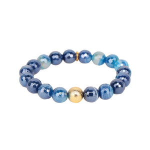 
            
                Load image into Gallery viewer, SAPPHIRE MÉLANGE BEADED BRACELET
            
        