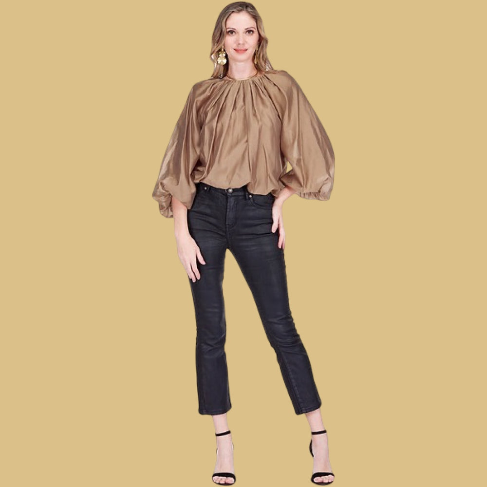 The Camelia Balloon Top