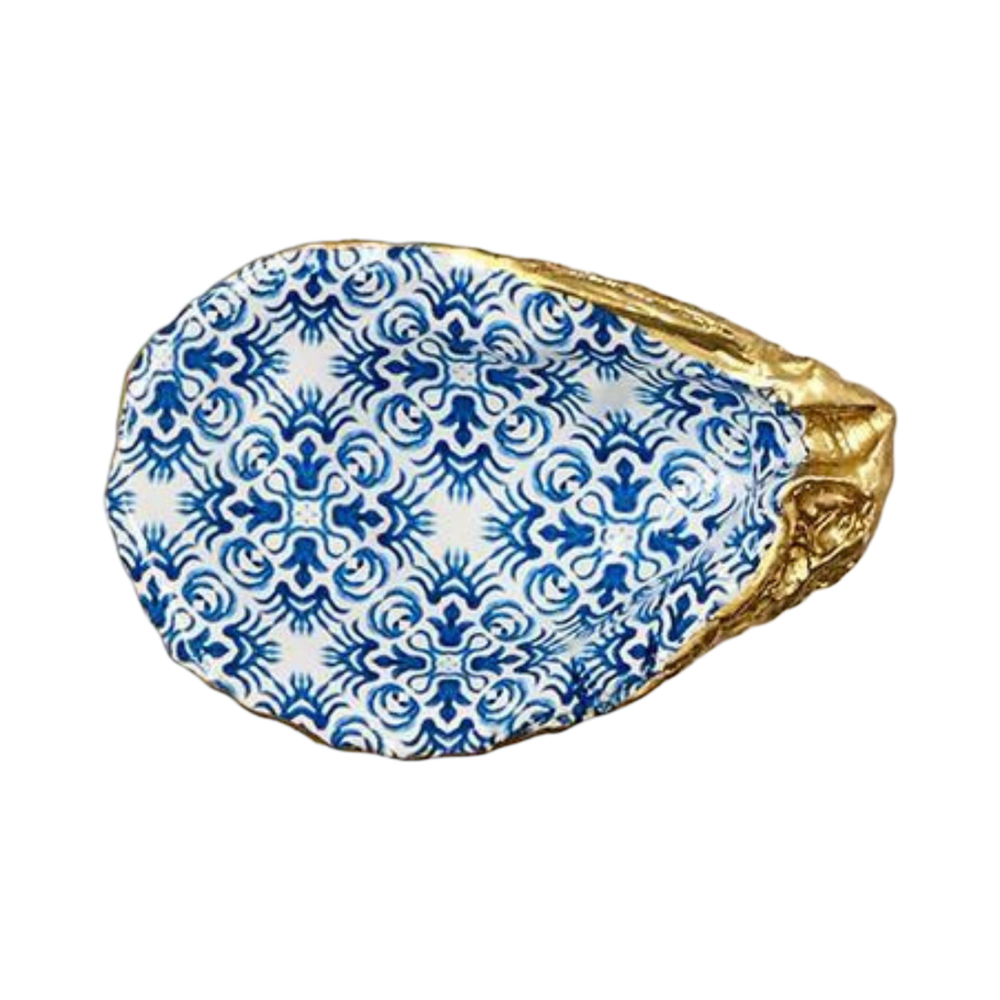 Painted Shell Trinket Dish