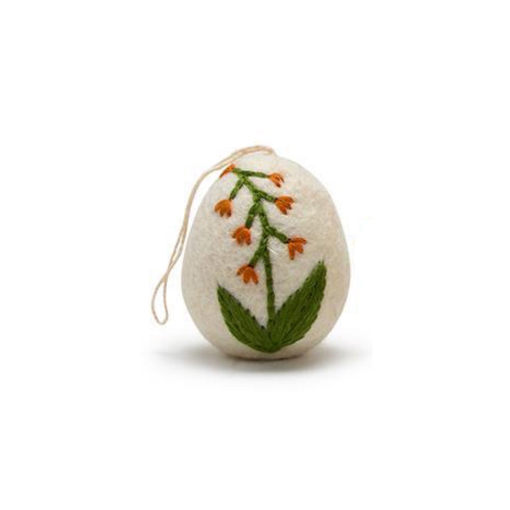 Hand-Embroidered Easter Egg