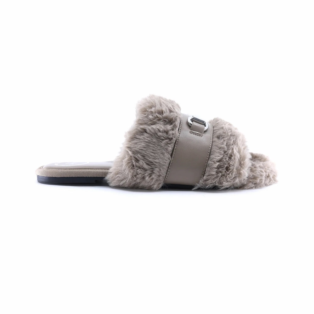 The Mink Hanni Horsebit Buckle Slide